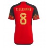 Belgien Youri Tielemans #8 Hemmatröja VM 2022 Korta ärmar